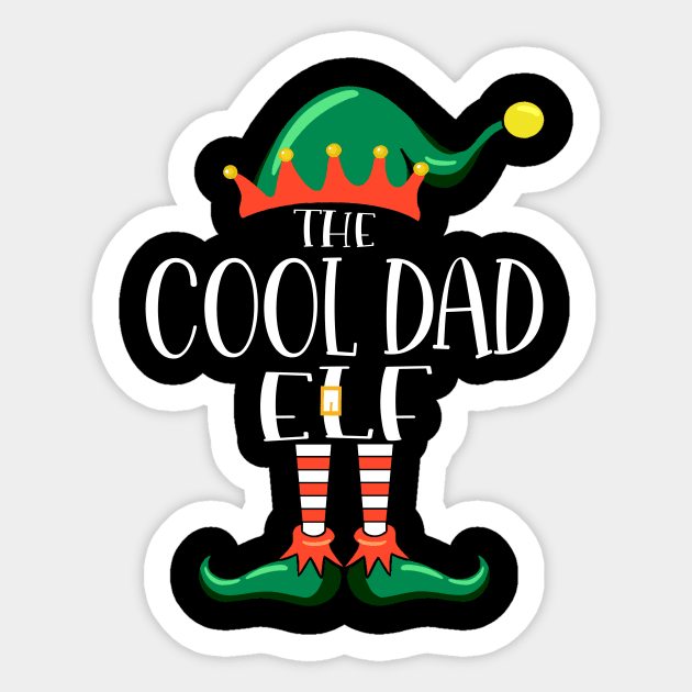 ELF Matching - The Cool Dad ELF Matching Sticker by Bagshaw Gravity